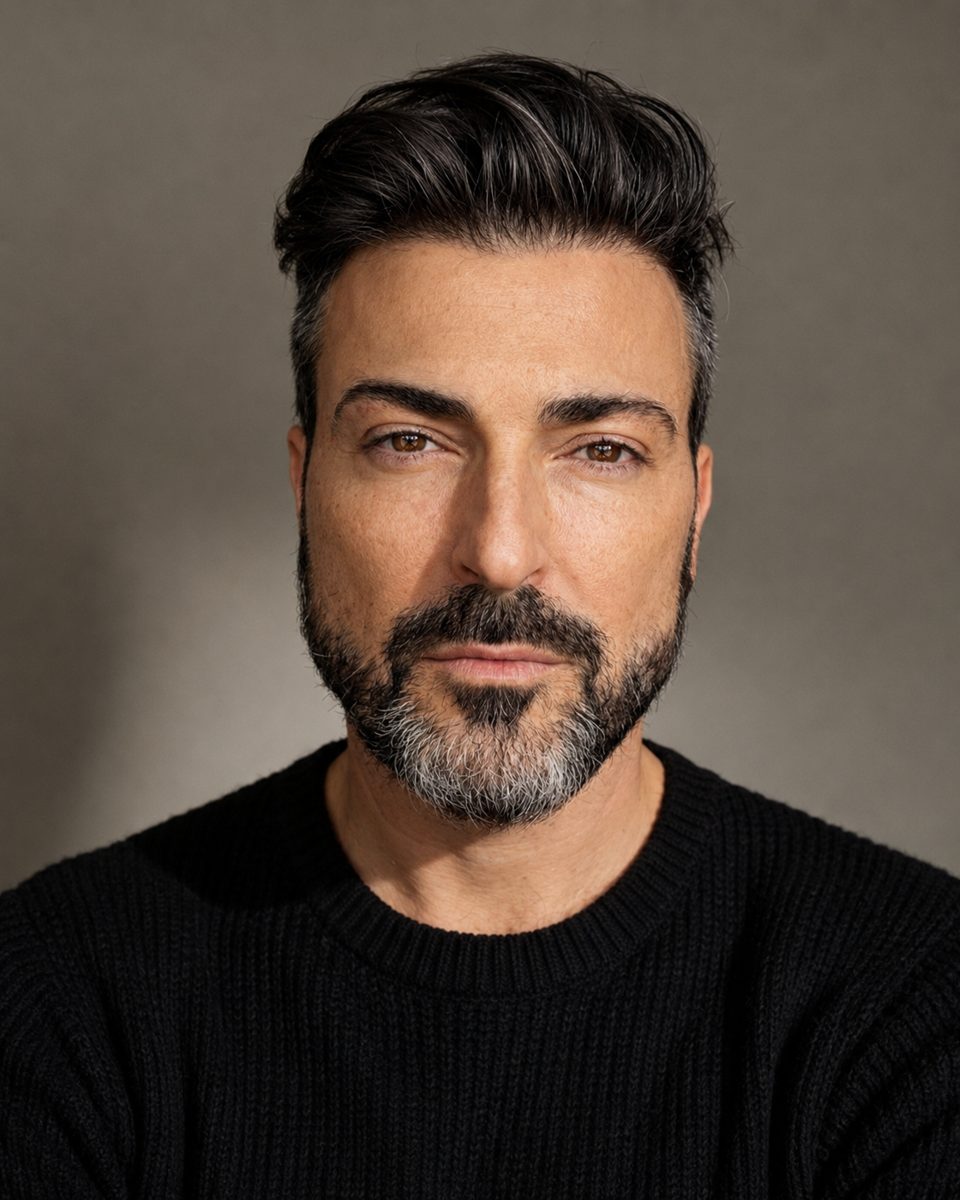 Joseph Tito, author of The Dad Diaries, studio portrait